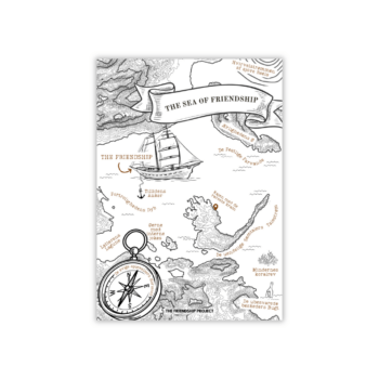 Postkort the sea of friendship the friendship project